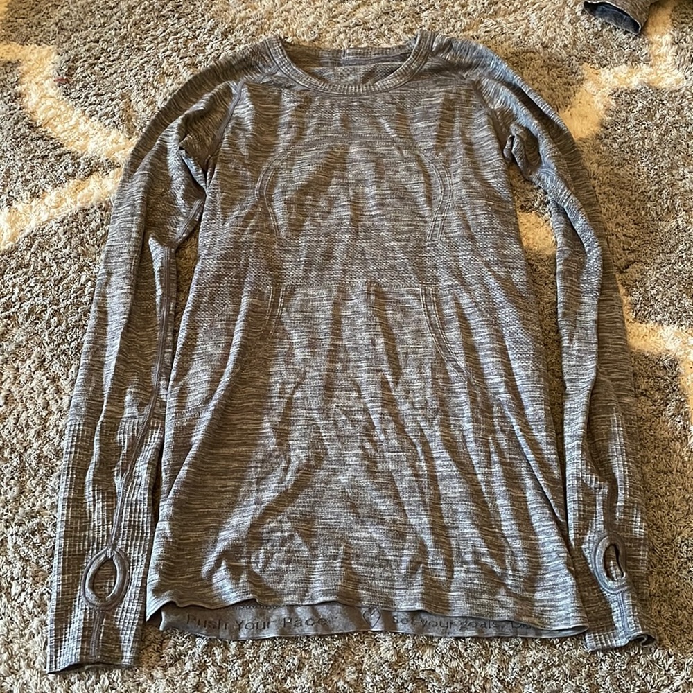 Grey Lululemon Longsleeve Shirt